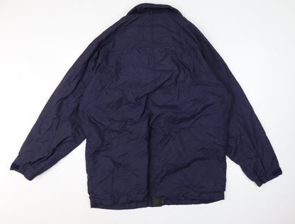 Northern Elements Men’s Blue L Hooded Insulated Nylon Parka Jacket