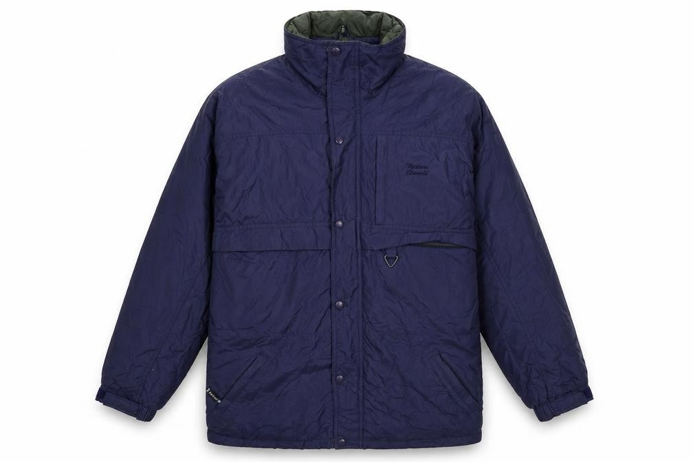 Northern Elements Men’s Blue L Hooded Insulated Nylon Parka Jacket