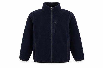 Uniqlo Boys Navy 11-12 Years Fleece Track Jacket Full Zip Pockets