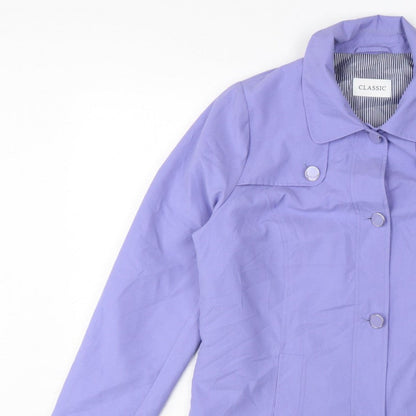 Marks and Spencer Women’s Purple UK 14 Classic Collared Jacket