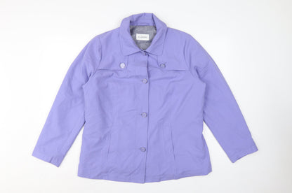 Marks and Spencer Women’s Purple UK 14 Classic Collared Jacket
