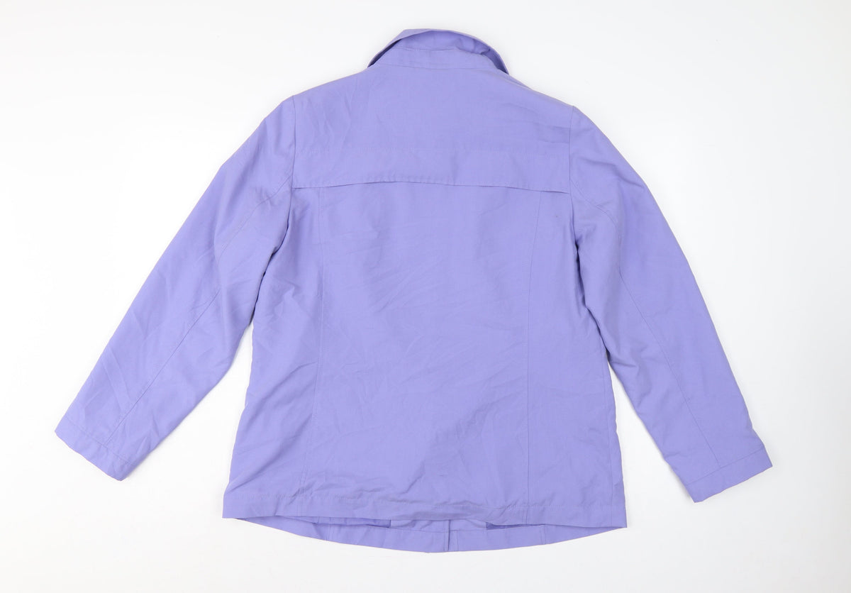 Marks and Spencer Women’s Purple UK 14 Classic Collared Jacket
