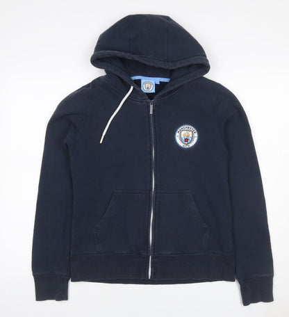 Fanatics Women Black Manchester City Full Zip Hoodie UK 12