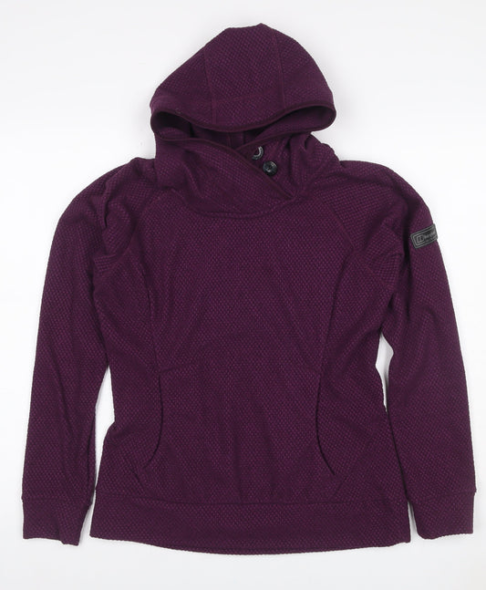 Berghaus Women’s Purple UK 10 Pullover Hooded Fleece Sweatshirt