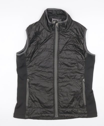 REI Unisex Adults Black M Quilted Puffer Waistcoat Gilet