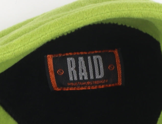RAID Teens Green UK 16 1/2 Zip Fleece Pullover Sweatshirt