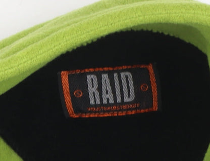 RAID Teens Green UK 16 1/2 Zip Fleece Pullover Sweatshirt