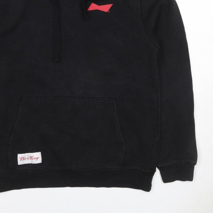 Be a King Men’s Black M Pullover Hoodie Graphic Print