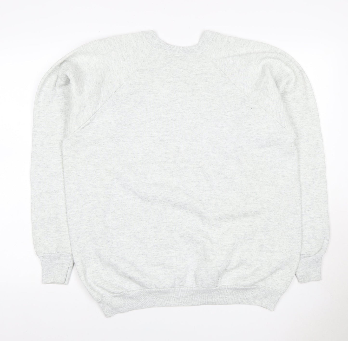 Fruit of the Loom Men’s Grey XL Mickey Mouse Christmas Sweatshirt
