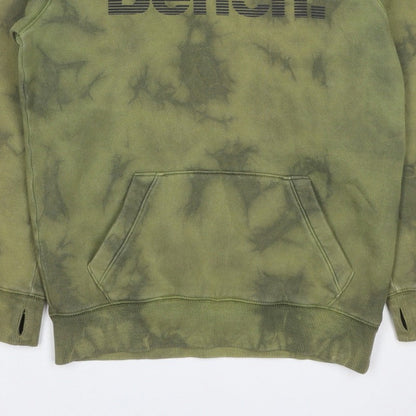 Bench. Boys Green Tie Dye Logo Pullover Hoodie Age 11-12 Years
