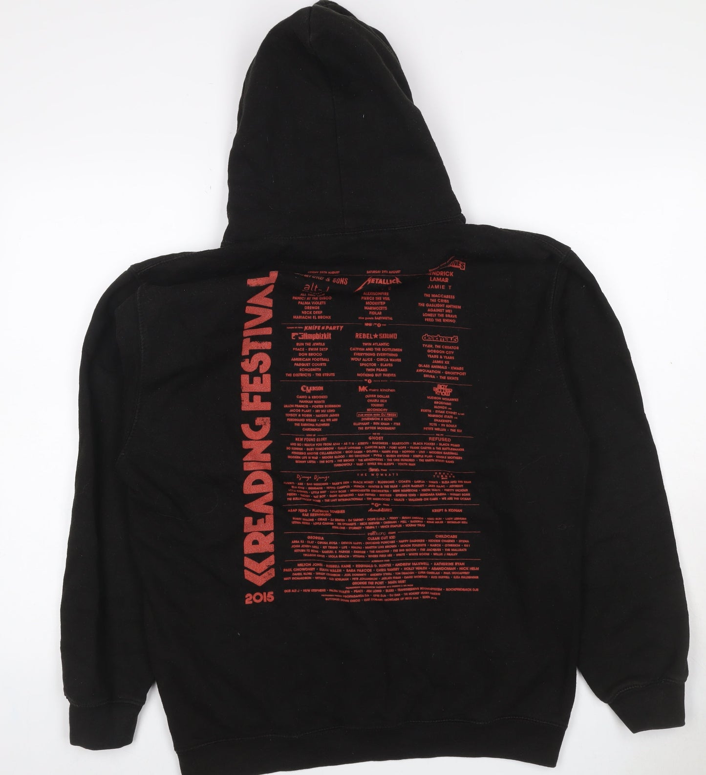 AWDis Just Hoods Men Black M Pullover Reading Festival 2015 Hoodie