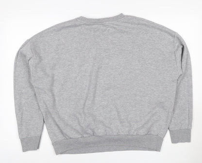 Primark Women Grey M Sex Education Graphic Print Pullover Sweatshirt