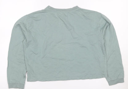 Studiofit Women’s Green XL California Graphic Print Crew Neck Sweatshirt