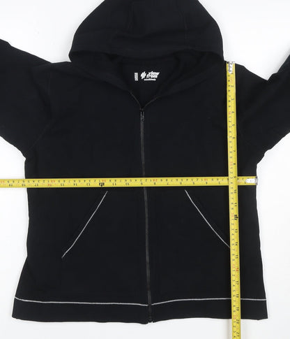 M&S View From Women’s Black UK 14 Full Zip Hooded Hoodie