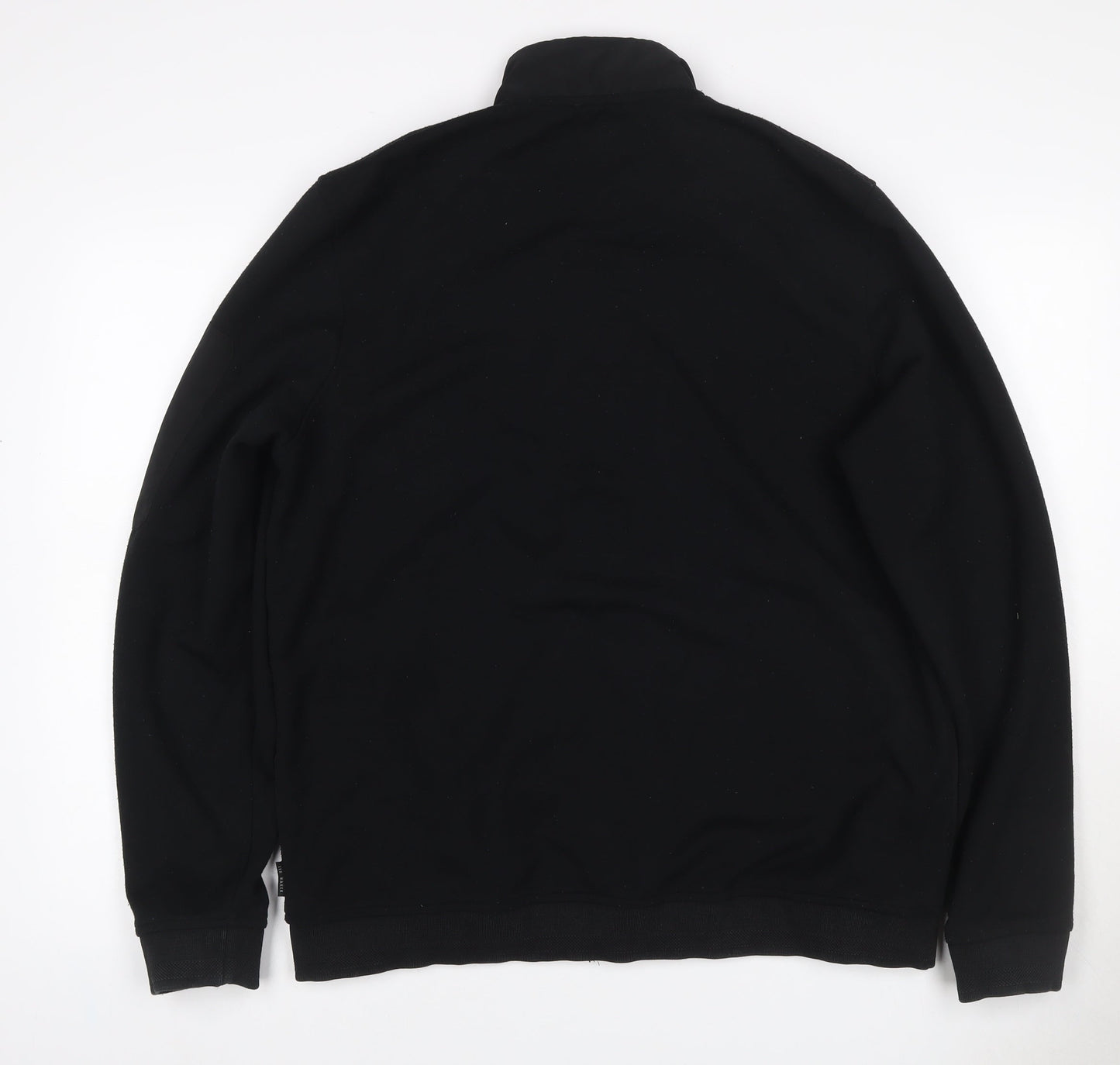 Ted Baker Men’s Black XL Bomber Jacket Stand Collar Pockets
