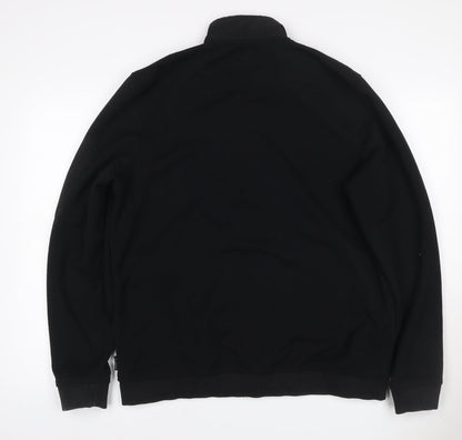 Ted Baker Men’s Black XL Bomber Jacket Stand Collar Pockets