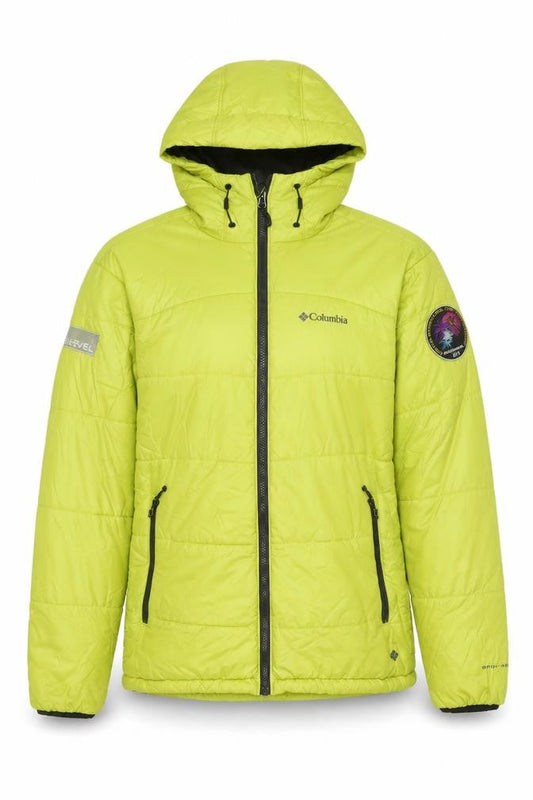 Columbia Women’s Yellow M Omni-Heat Hooded Puffer Ski Jacket