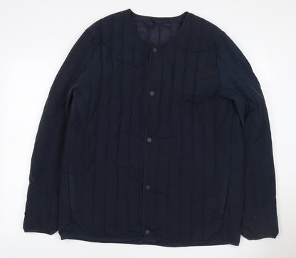Kin by John Lewis Women’s Blue XL Quilted Padded Snap Jacket