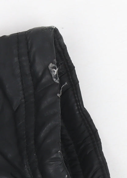 Hugo Boss Men’s Black UK 50 Quilted Puffer Jacket Insulated Mid-Length