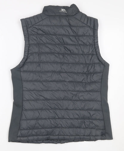 Trespass Women’s Grey UK 14 Quilted Puffer Bodywarmer Zip Gilet