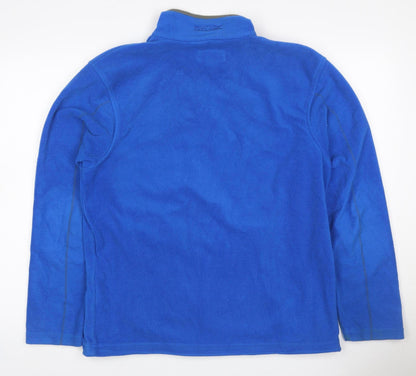 Regatta Men’s Blue M Full Zip Fleece Jacket Outdoor Hiking
