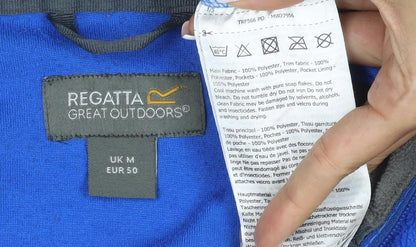 Regatta Men’s Blue M Full Zip Fleece Jacket Outdoor Hiking