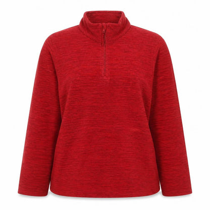 Mountain Warehouse Women’s Red UK 14 1/4 Zip Pullover Sweatshirt