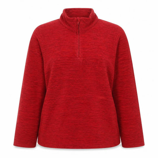 Mountain Warehouse Women’s Red UK 14 1/4 Zip Pullover Sweatshirt