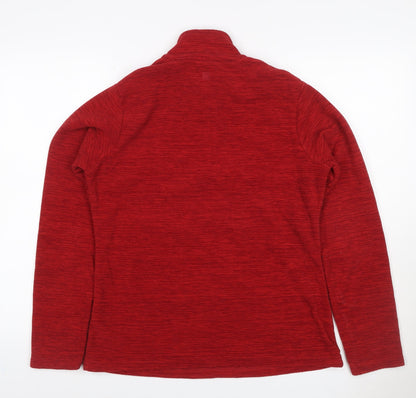 Mountain Warehouse Women’s Red UK 14 1/4 Zip Pullover Sweatshirt