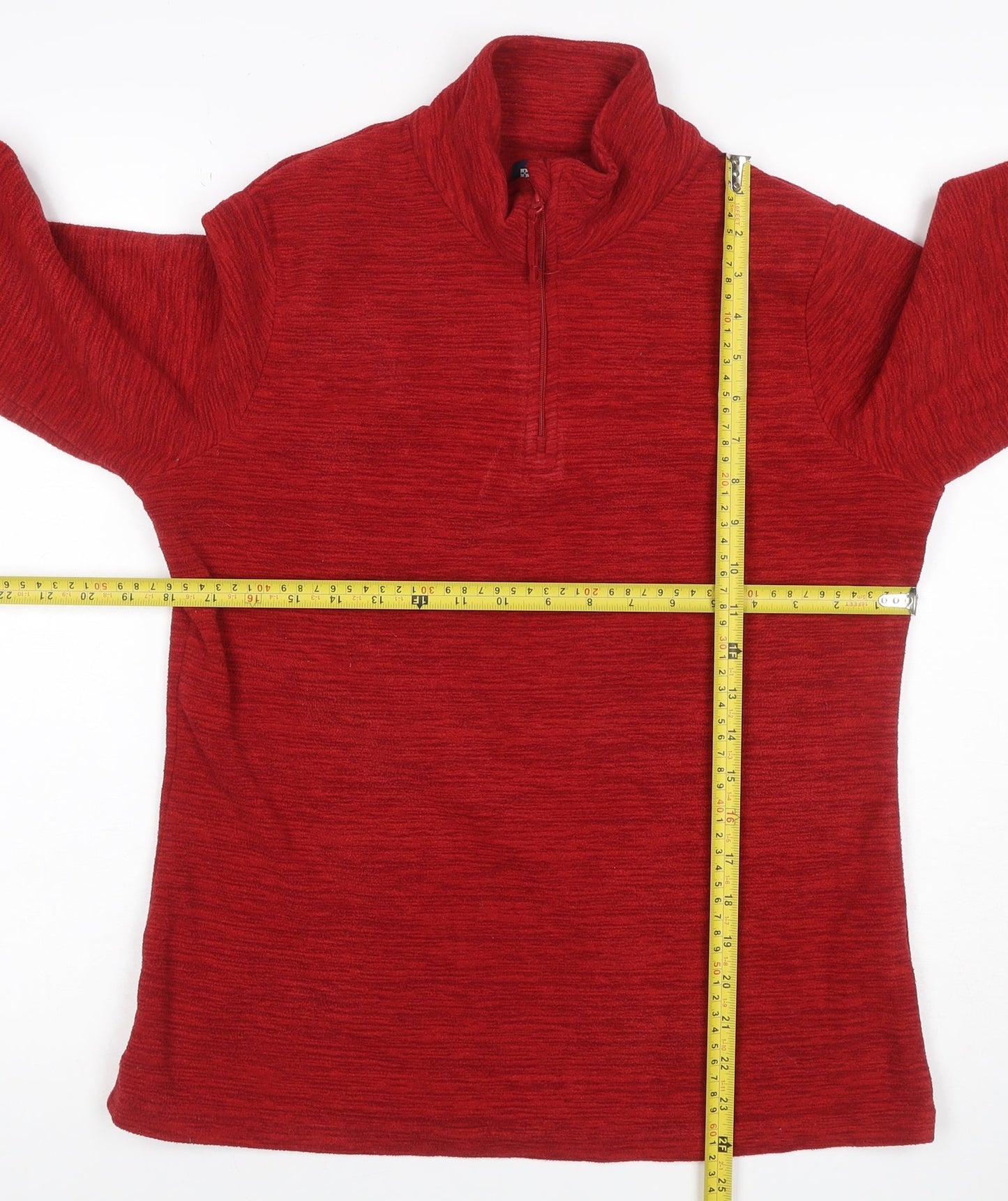 Mountain Warehouse Women’s Red UK 14 1/4 Zip Pullover Sweatshirt