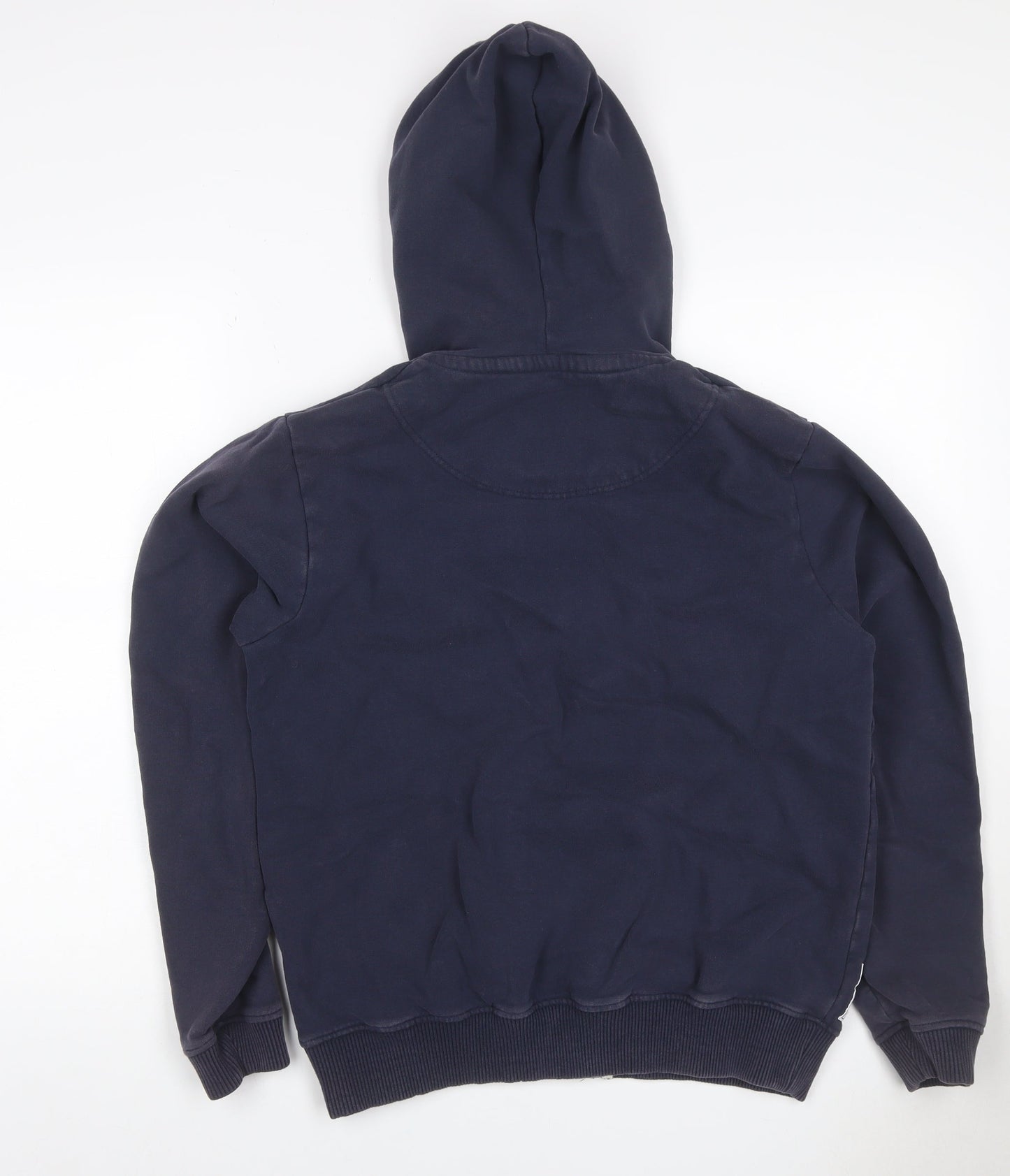 Lazy Jacks Men's Blue S Full Zip Hooded Cotton Nautical Hoodie