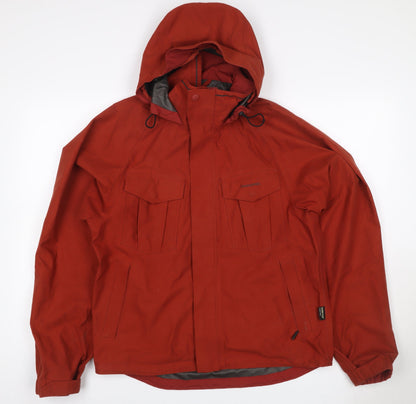 Craghoppers Men’s Red S Gore-Tex Hooded Waterproof Rain Jacket