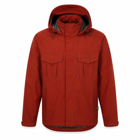 Craghoppers Men’s Red S Gore-Tex Hooded Waterproof Rain Jacket