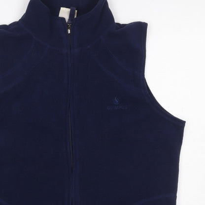 Olympus Sport Women’s Blue Size 16 Fleece Full Zip Outdoor Waistcoat