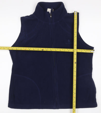 Olympus Sport Women’s Blue Size 16 Fleece Full Zip Outdoor Waistcoat