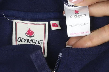 Olympus Sport Women’s Blue Size 16 Fleece Full Zip Outdoor Waistcoat