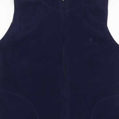 Olympus Sport Women’s Blue Size 16 Fleece Full Zip Outdoor Waistcoat