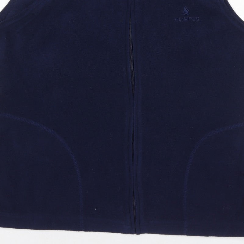 Olympus Sport Women’s Blue Size 16 Fleece Full Zip Outdoor Waistcoat