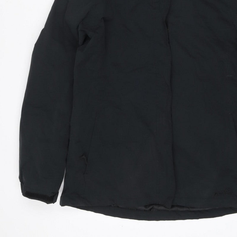 Peter Storm Women’s Black Size 14 Hooded Outdoor Full Zip Jacket