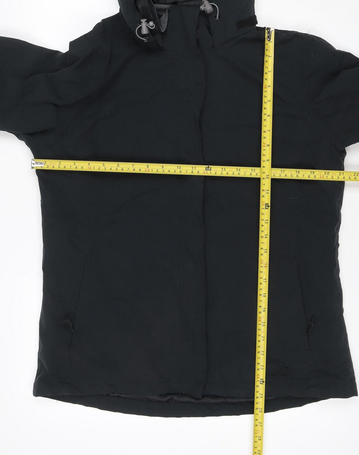 Peter Storm Women’s Black Size 14 Hooded Outdoor Full Zip Jacket