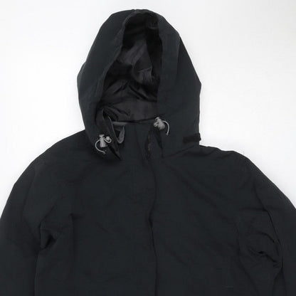 Peter Storm Women’s Black Size 14 Hooded Outdoor Full Zip Jacket