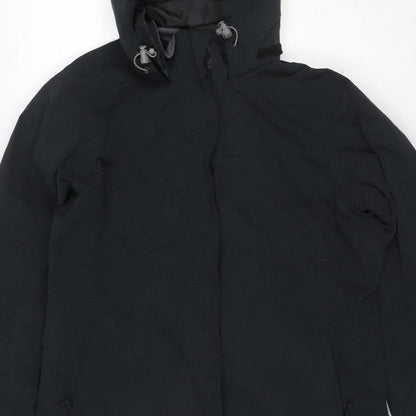 Peter Storm Women’s Black Size 14 Hooded Outdoor Full Zip Jacket