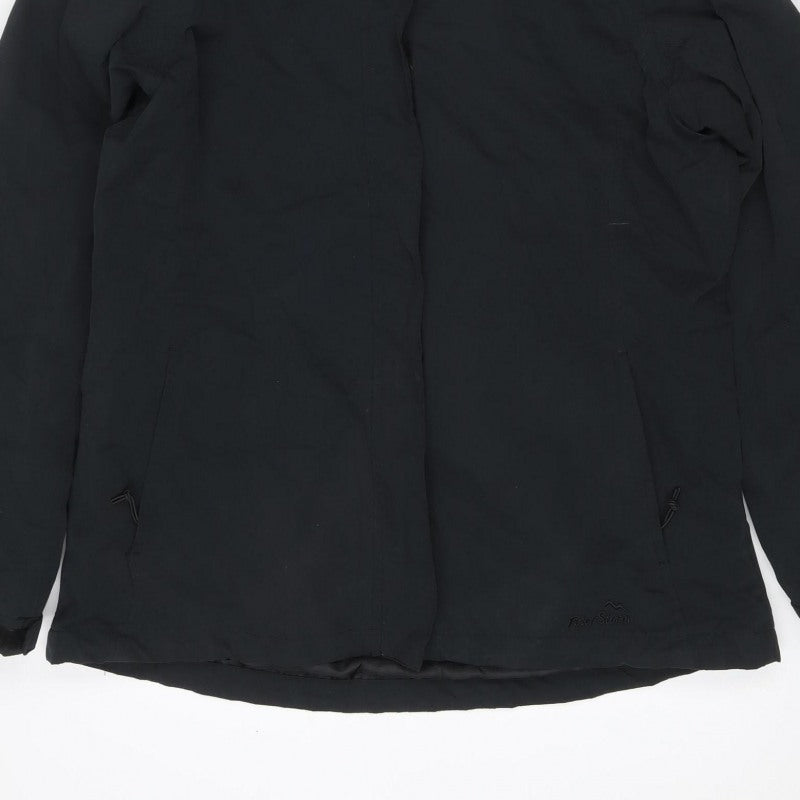 Peter Storm Women’s Black Size 14 Hooded Outdoor Full Zip Jacket