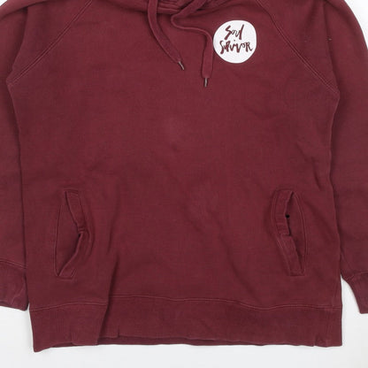 Soul Survivor Women’s Red L Pullover Hoodie Graphic Print Cotton