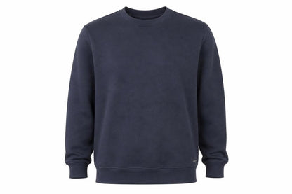 Marks & Spencer Autograph Men Blue 2XL Textured Stripe Crew Sweatshirt