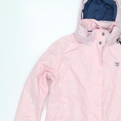 Lighthouse Women's Pink Size 10 Beachcomber Hooded Waterproof Rain Jacket