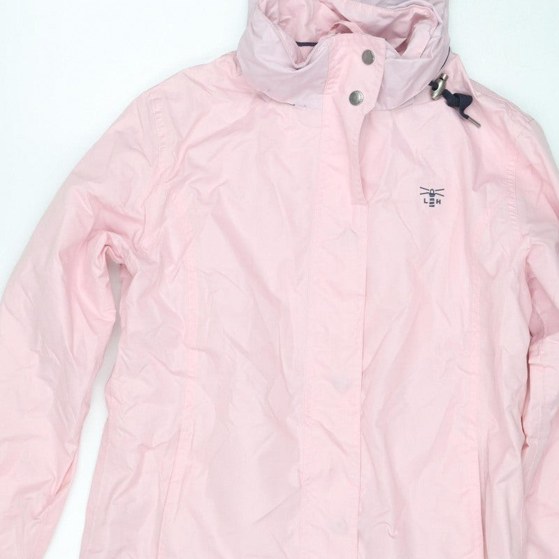 Lighthouse Women's Pink Size 10 Beachcomber Hooded Waterproof Rain Jacket