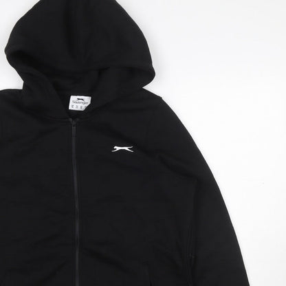 Slazenger Women’s Black UK 14 Full Zip Hooded Sports Hoodie