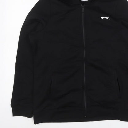 Slazenger Women’s Black UK 14 Full Zip Hooded Sports Hoodie