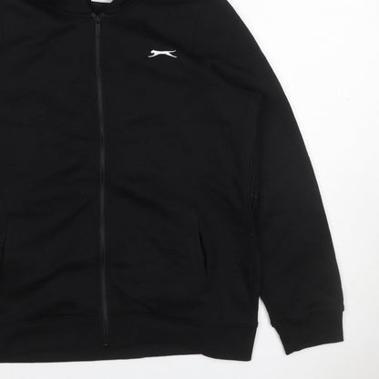 Slazenger Women’s Black UK 14 Full Zip Hooded Sports Hoodie